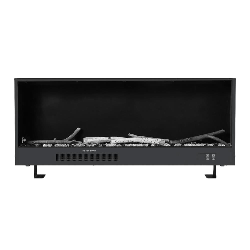 Recessed & Wall Mounted Electric Fireplace – 12 Flame Colours, App & Remote Control (33/46/58 Inch)